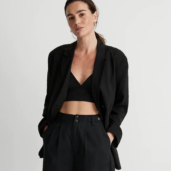Madewell The Relaxed Blazer in Soft-drape Size Small - Picture 4 of 8